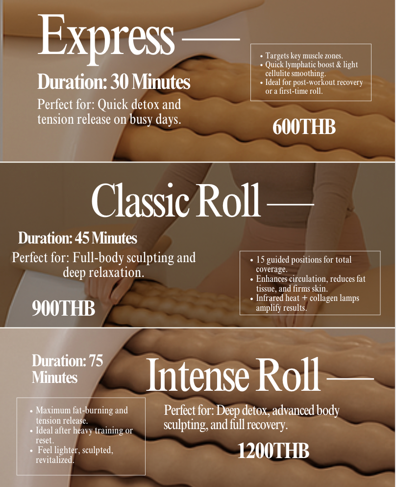 The Roll Room's Body Roll Therapy Service (Classic Roll 45 mins)