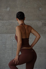 Halter Activewear Top- V-FORM- Adjustable