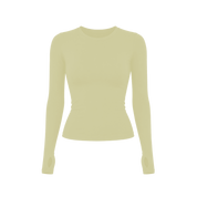 Activewear Long-Sleeve Padded Crop Top
